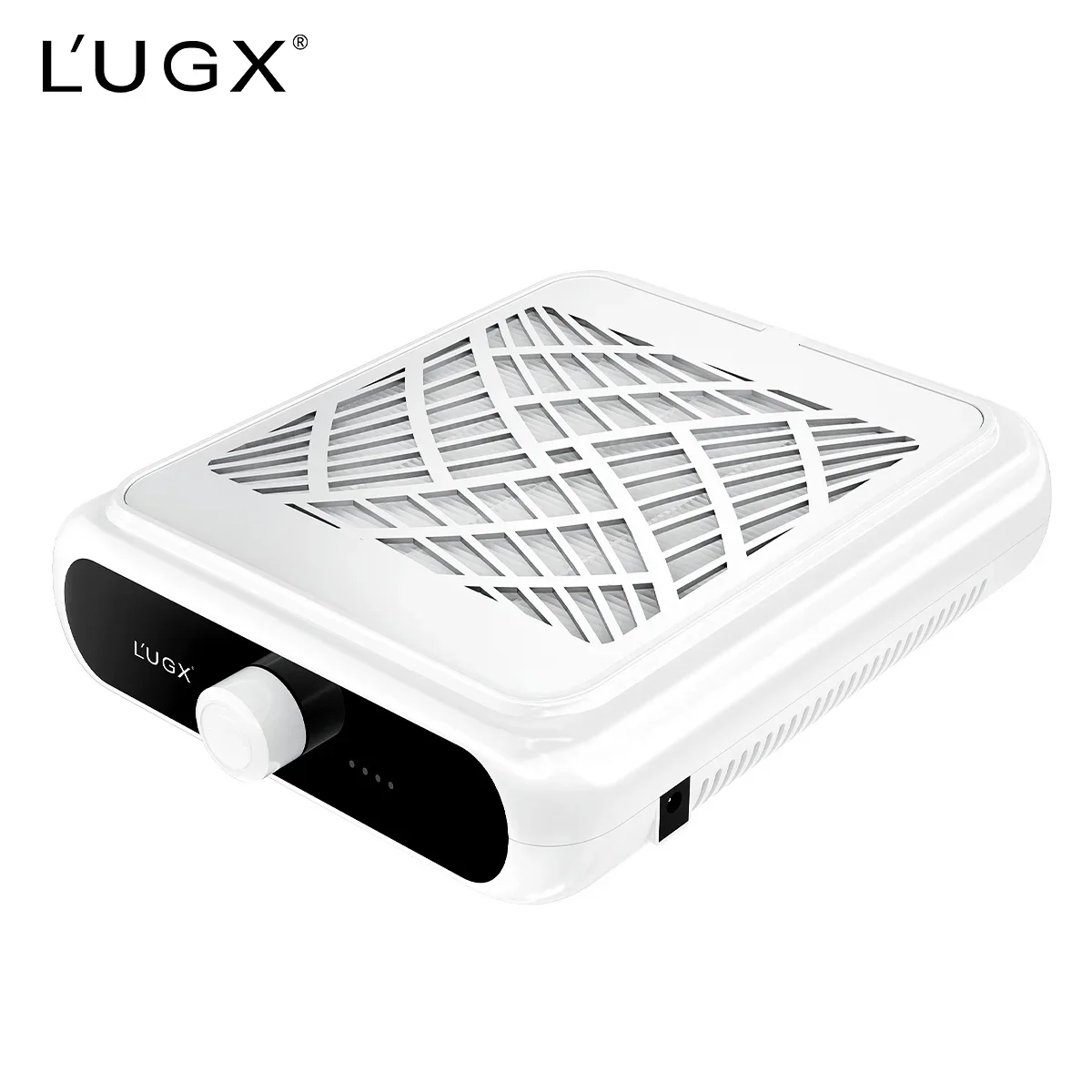 LUGX Newest Professional Manicure Nail Portable Vacuum Cleaner 621PA Strong Suction Brushless Rechargeable Nail Dust Collector