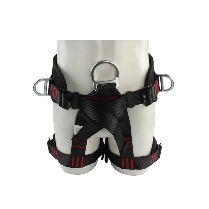 

Wider Half Body Harness for Rock Climbing Tree Climbing Fire Rescue Expanding Training Rappelling Mountaineering