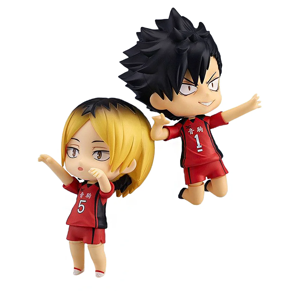 

10cm Anime Figure Toys Kuroo Tetsurou #689 Model Toy Kozume Kenma 605# lovely Movable Action Figure Collection Dolls 2pcs