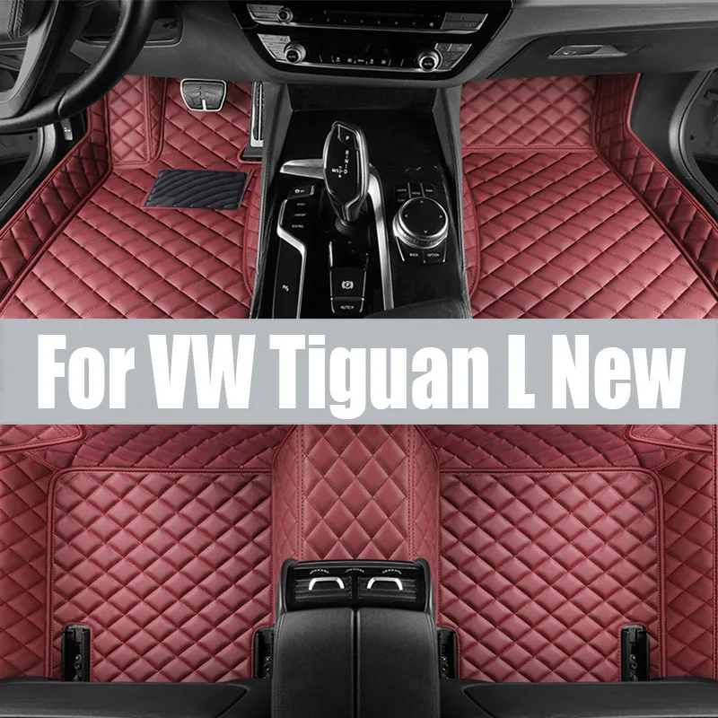 

TPE Custom Car Floor Mats For VW Tiguan L New Energy 2019 2020 2021 2022 2023 2024 Waterproof Carpet Auto Interior trunk mat