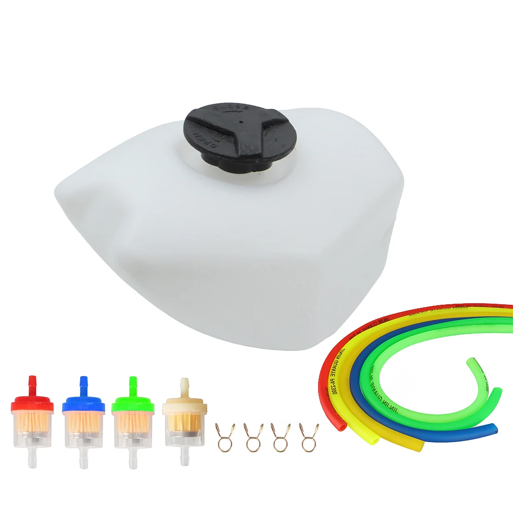 1L Gas Fuel Tank Kit With 40cm Fule Pipe Filter for 47cc 49cc 2-Stroke Mini Moto Pocket Bike Crosser Motorcycle Accessories