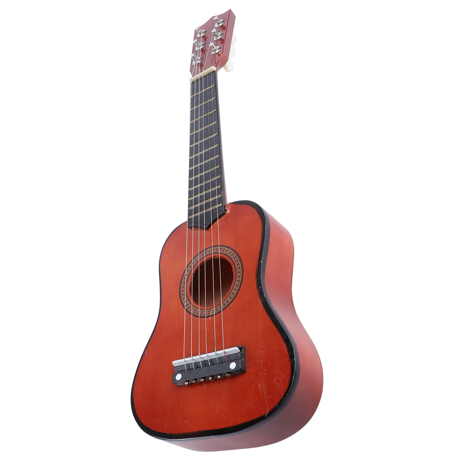 Beginner 21 inch akoestische gitaar voor kinderen Folk stijl 6-snarige muziekinstrument speelgoed kleine oefengitaar draagbaar muzikaal cadeau