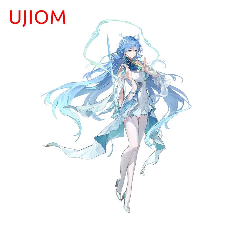 UJIOM Qingxiao Big Bouncy Castle Wall Sticker Fashion Personality Wuthering Waves Decal Suitable For Papel Tapiz Pared Adhesivo