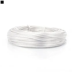 Hifi 오디오용 고순도 실버 도금 구리 케이블, DIY 앰프 헤드폰 스피커 케이블, OCC 와이어, 1.5mm ², OD:2mm, 5m