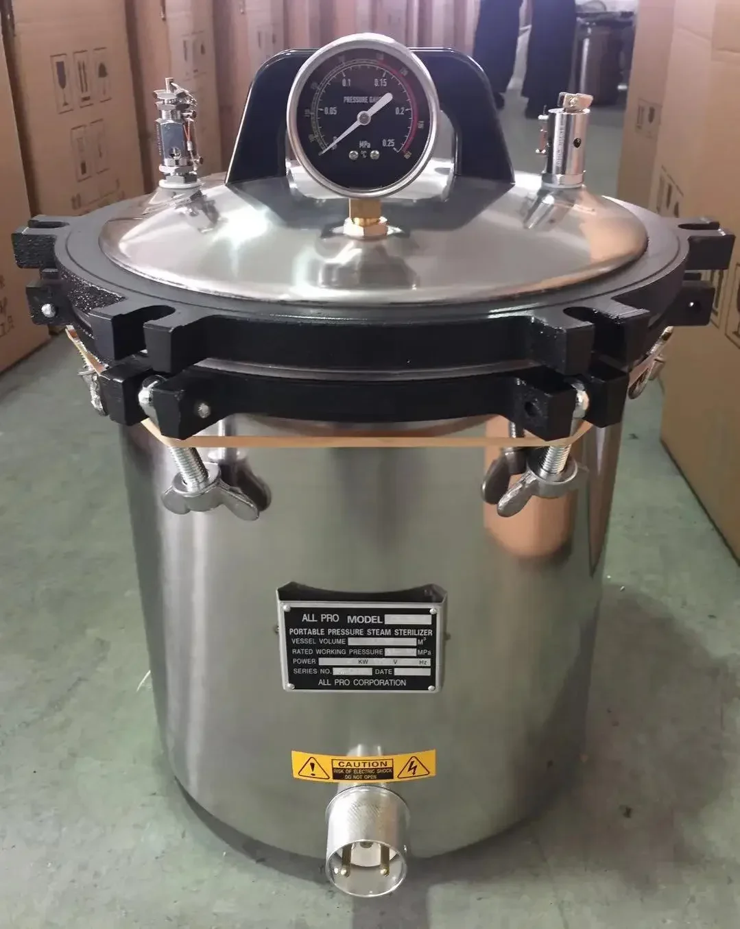 Portable Medical Autoclave Pressure Steam Sterilizer with Cheap Price