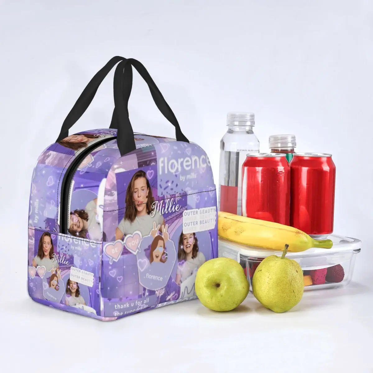 Bolsa de almuerzo con aislamiento para mujeres y niños, Bento Box térmica de enfriador impermeable, para el trabajo escolar, Picnic y bolso de comida