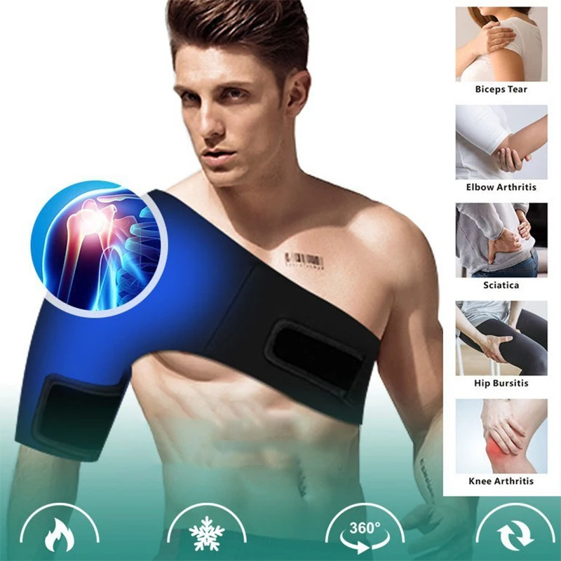 Portable Cold and Hot Pack Shoulder Protector Solid Solid Gel Relieve Fatigue Protect Your Shoulders Nursing Care Men and Women