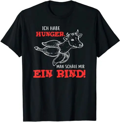 Neu Ich habe Hunger, Man schäle mir ein Rind Männer Premium Geschenk T-Shirt