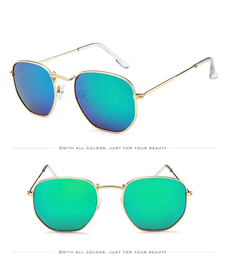 Neue Metall Männer Sonnenbrille Marke Designer Sonnenbrille Vintage Frauen Weibliche Klassische Fahren Brillen Uv400 2023 – Detail 5