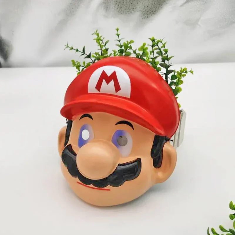 Super Mario Bros Anime Figures Mario Luigi Party Masks Cartoon Mask for Children Birthday Party Theme Decorations Supplies Gfits