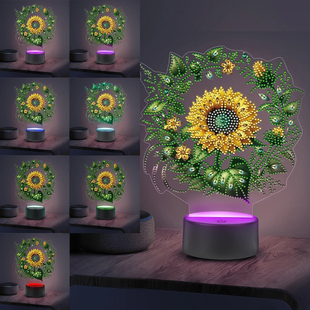 

Elegant Diamond Art Painting Lamp Resin Material Modern Design Home Lighting Hot Search Term 4