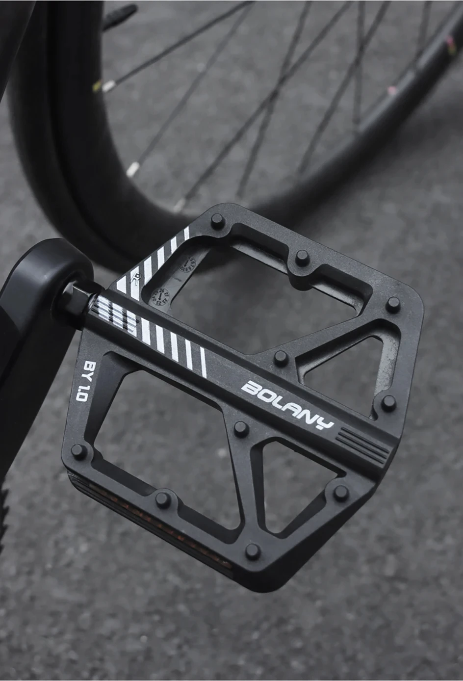 BOLANY Fahrrad Nylon Pedal Mountainbike Anti-rutsch Fahrrad Pedale Dichtung Doppel Lager Pedal MTB Fahrrad Zubehör – Detail 12