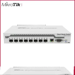 Original Router Mikrotik CRS309-1G-8S+IN Desktop switch with one Gigabit Ethernet port and eight SFP+ 10Gbps ports