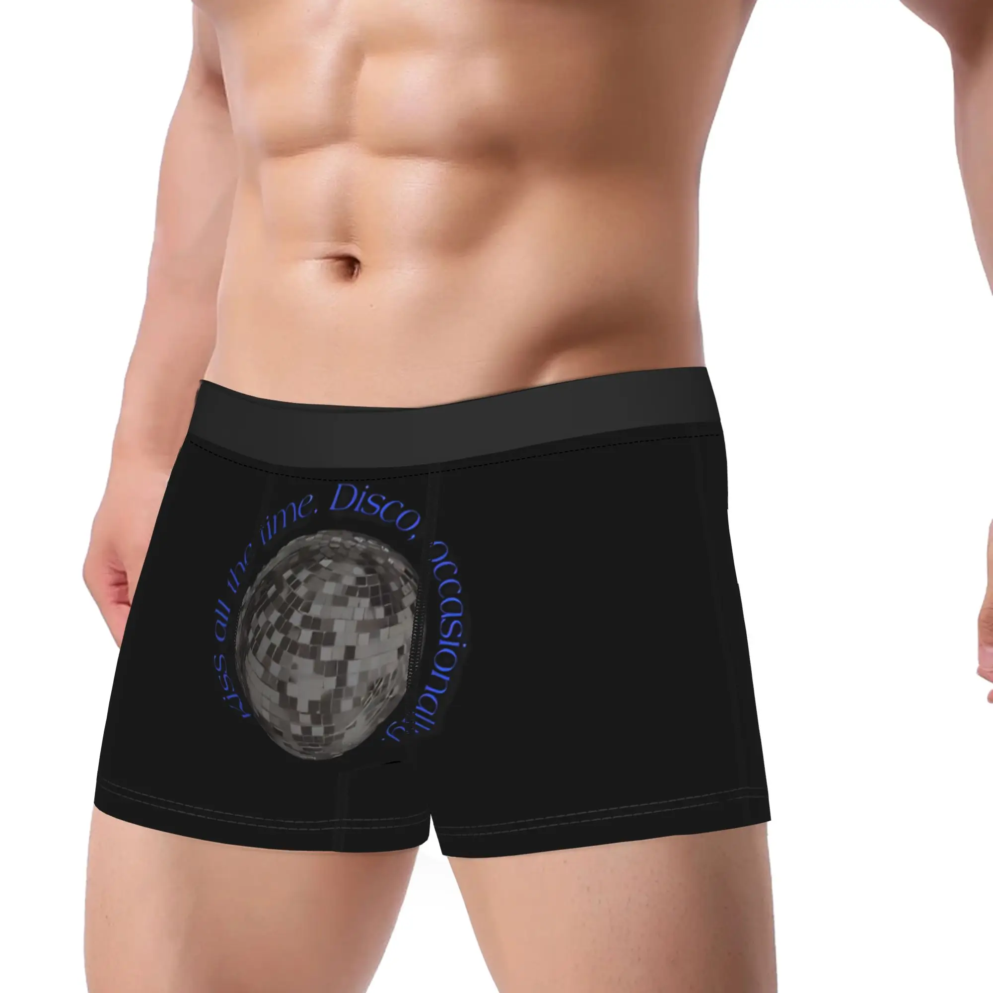 

Humor Boxer Shorts Panties Briefs Man Kiss All The Time. Disco, Occasionally Underwear Music Soft Underpants for Male M-XXL