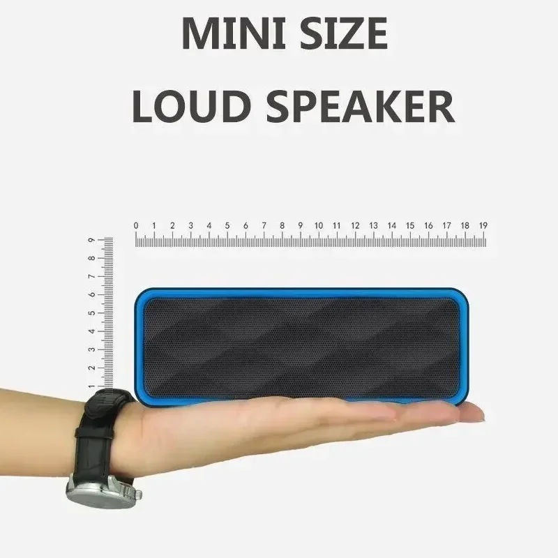 Subwoofer Sound Box Colonna sonora portatile stereo a 2 canali con FM TWS Bassi esterni USB Potente Caixa De Som Altoparlanti Bluetooth