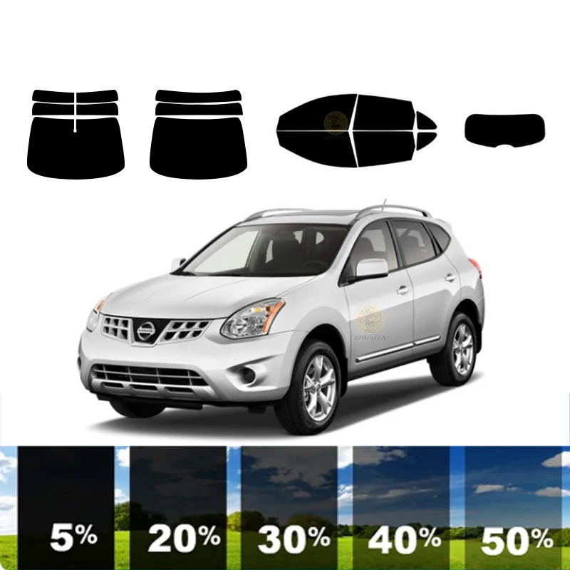 

precut Removable Window Tint Film For Car 100% UVR 5%-70%VLT Heat Insulation Carbon ﻿For NISSAN ROGUE 4 DR SUV 2008-2013