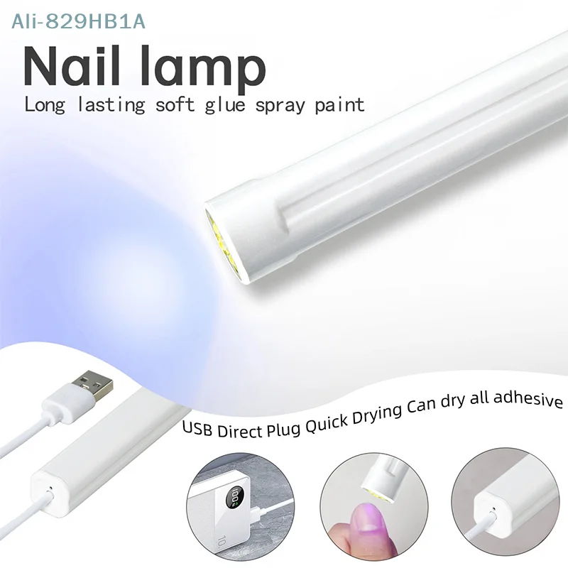 Handheld Quick Dry Nail Phototherapy Machine Gel Polish All-in-One Nail Dryer Lamp Manicure Tool Salon Equipment