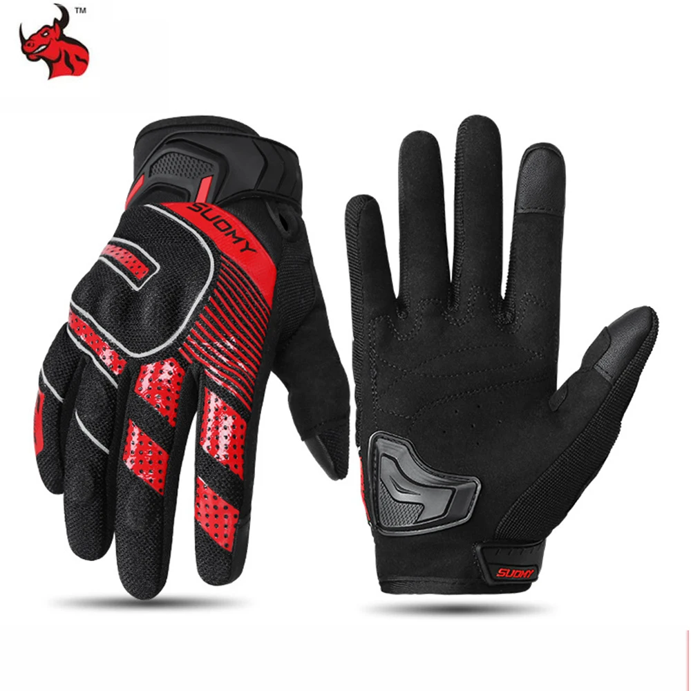 

Unisex Motorcycle Gloves Touch Screen Full Finger Motorbike Gloves Riding Summer Breathable Outdoor Sport Windproof Gloves