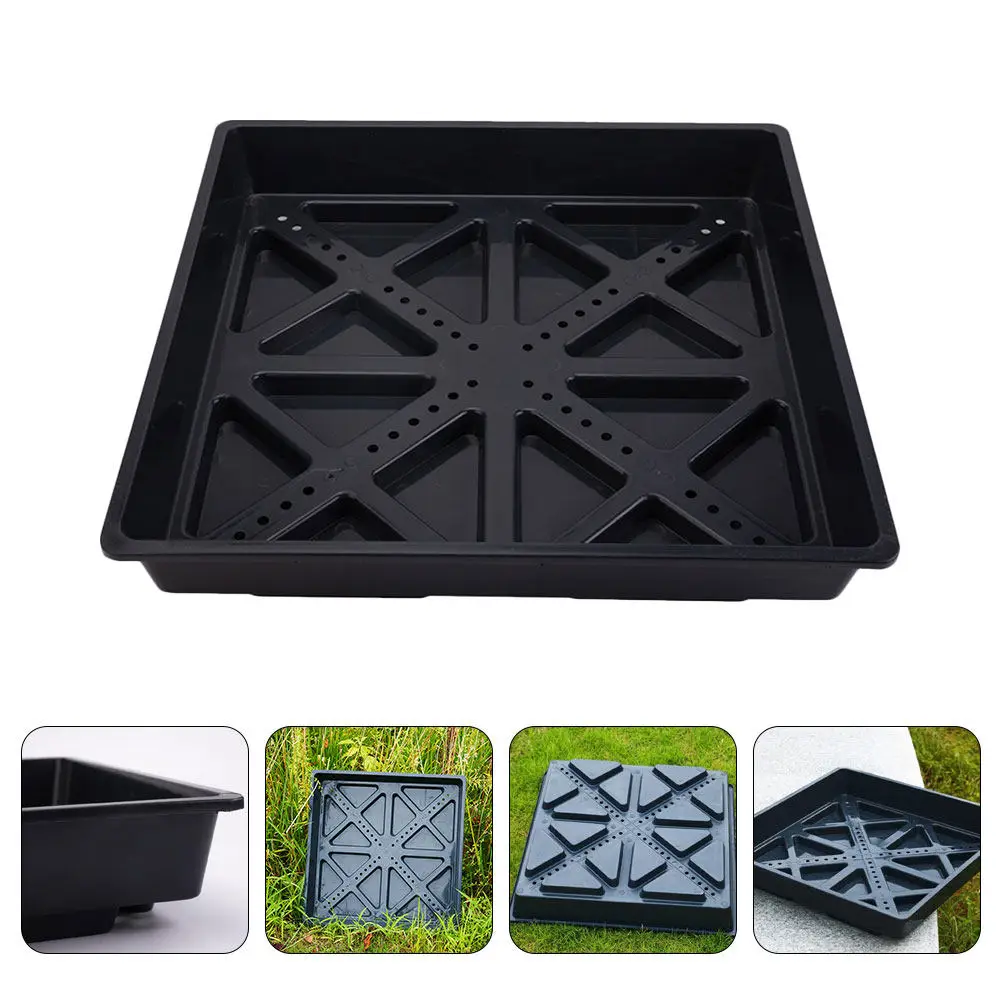 

Heat Insulation Planting Tray for Garden Balcony Grass Breeding Premium Plastic Growing Plate Nursery Flat Planter Tray