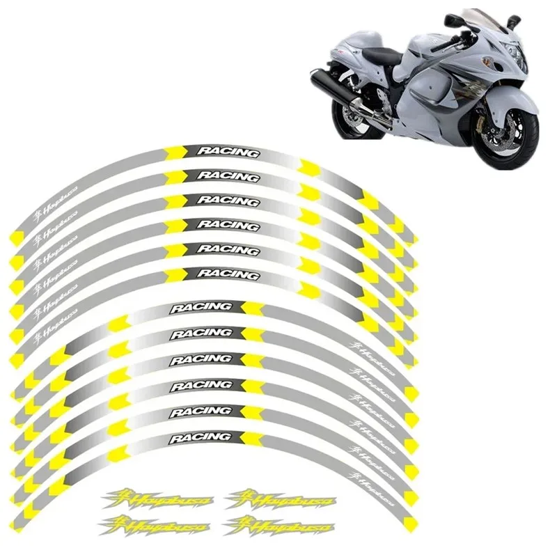 For Suzuki Hayabusa GSXR 1300 Motorcycle Parts Contour Wheel Decoration Decal Sticker - C