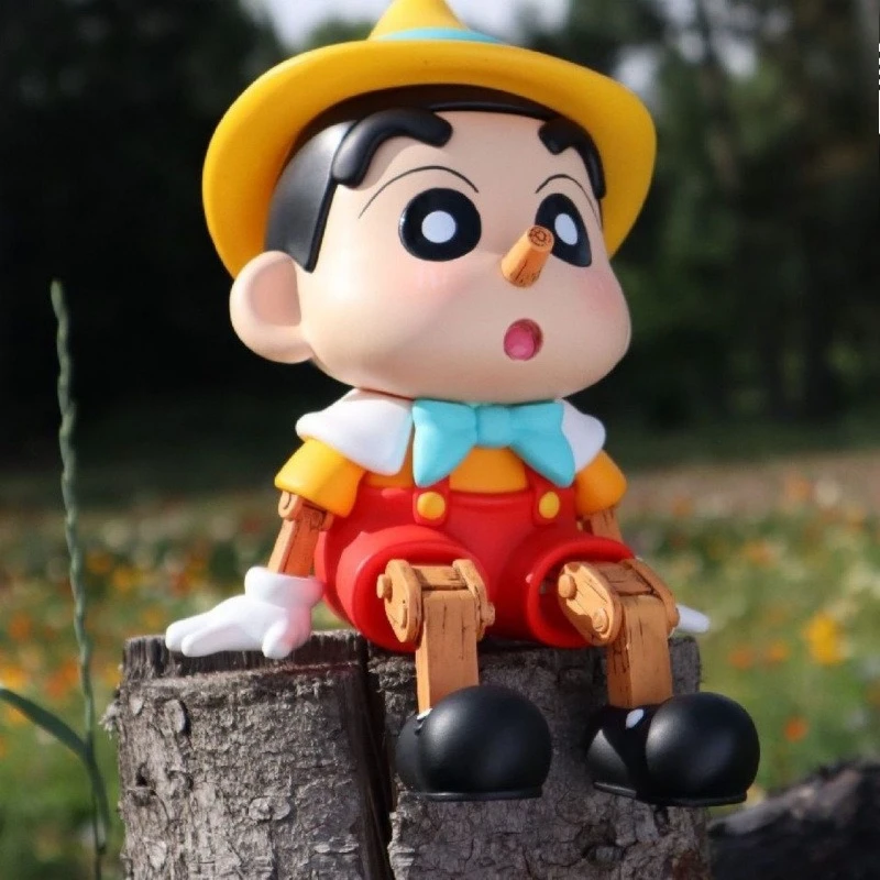 

Crayon Shin-chan Pinocchio Statue model.High-quality PVC material.Desktop decoration Collection model.birthday gift
