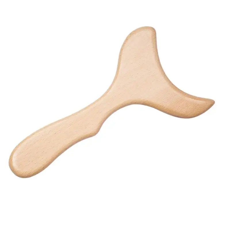 Holz-Massagewerkzeug aus Naturholz mit ergonomischem Design für Entspannung zu Hause und Muskelentspannung nach dem Training – Detail 5