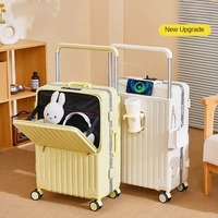 Wide Handle Front Opening Luggage 20\