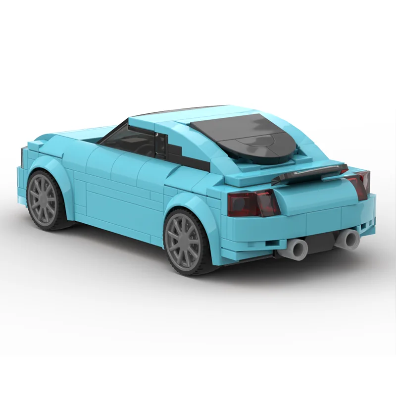301 قطعة MOC Audiee TT Quattro نموذج سيارة اللبنات هدايا عيد الميلاد لعبة البناء لتقوم بها بنفسك فكرة إبداعية عيد ميلاد الطوب #3