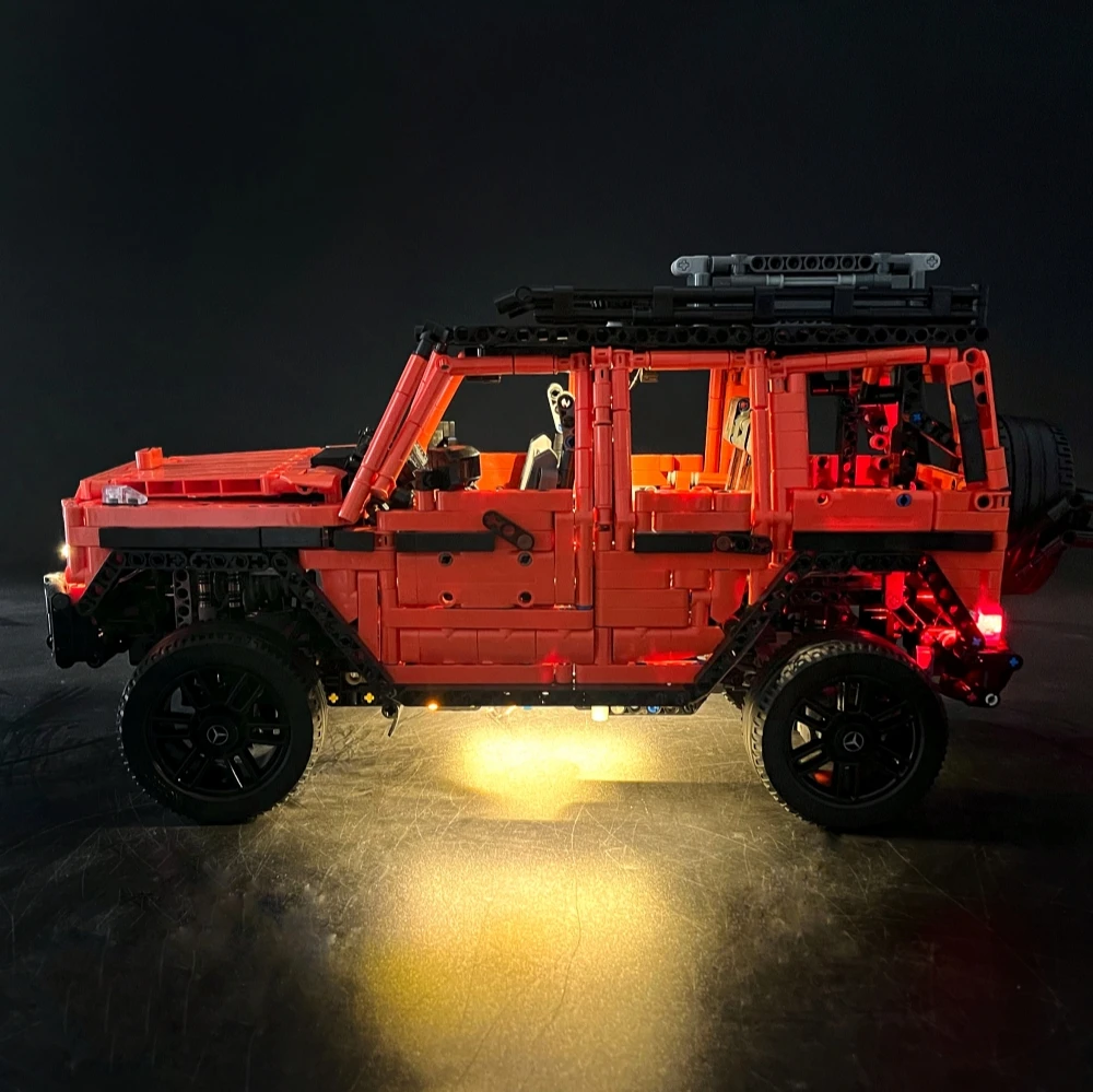 BYB ชุดไฟ LED สําหรับ 42177 ชุดเหมาะสําหรับ G 500 PROFESSIVE โคมไฟตกแต่งรีโมทคอนโทรลไม่รวมบล็อกอาคาร