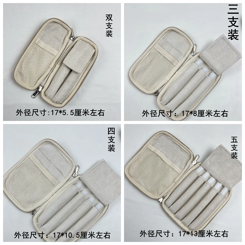 Original Cotton DIY Pencil Case Fountain Pen Protective Sleeve Pencil Pouch Vintage Pencil Case