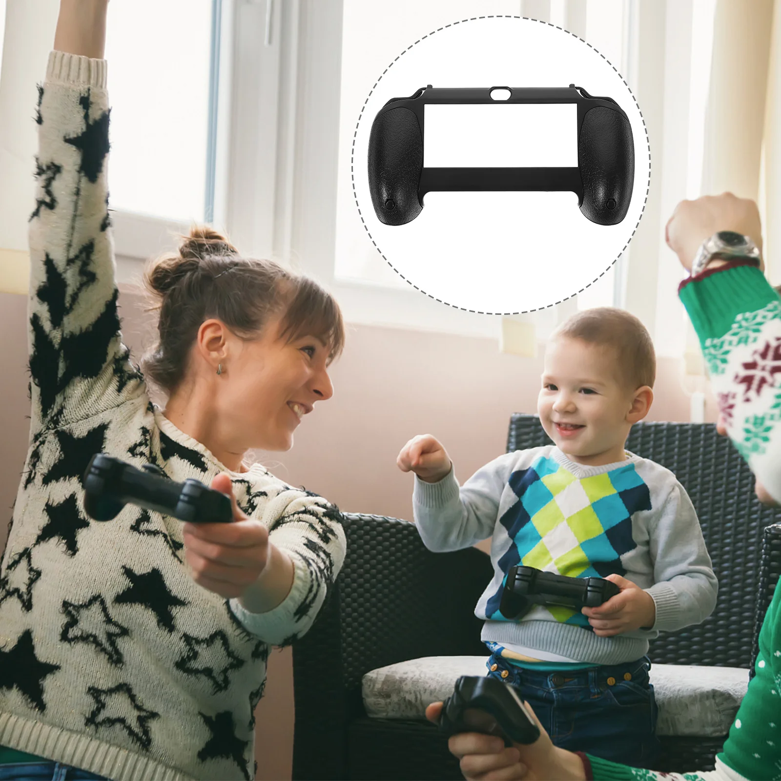 

Game Console Protective Case Drop-Resistant Dust-Proof Cover for Psv2000 Slim Precision Fit Nonslip Design Gaming