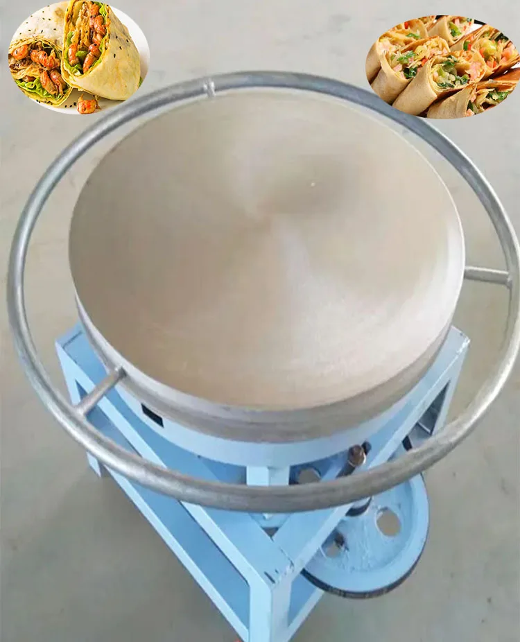 Leading Technology CE Automatic Round Customization Electric Heating Rotating Automatic Pancake Crepe Maker Making Machine