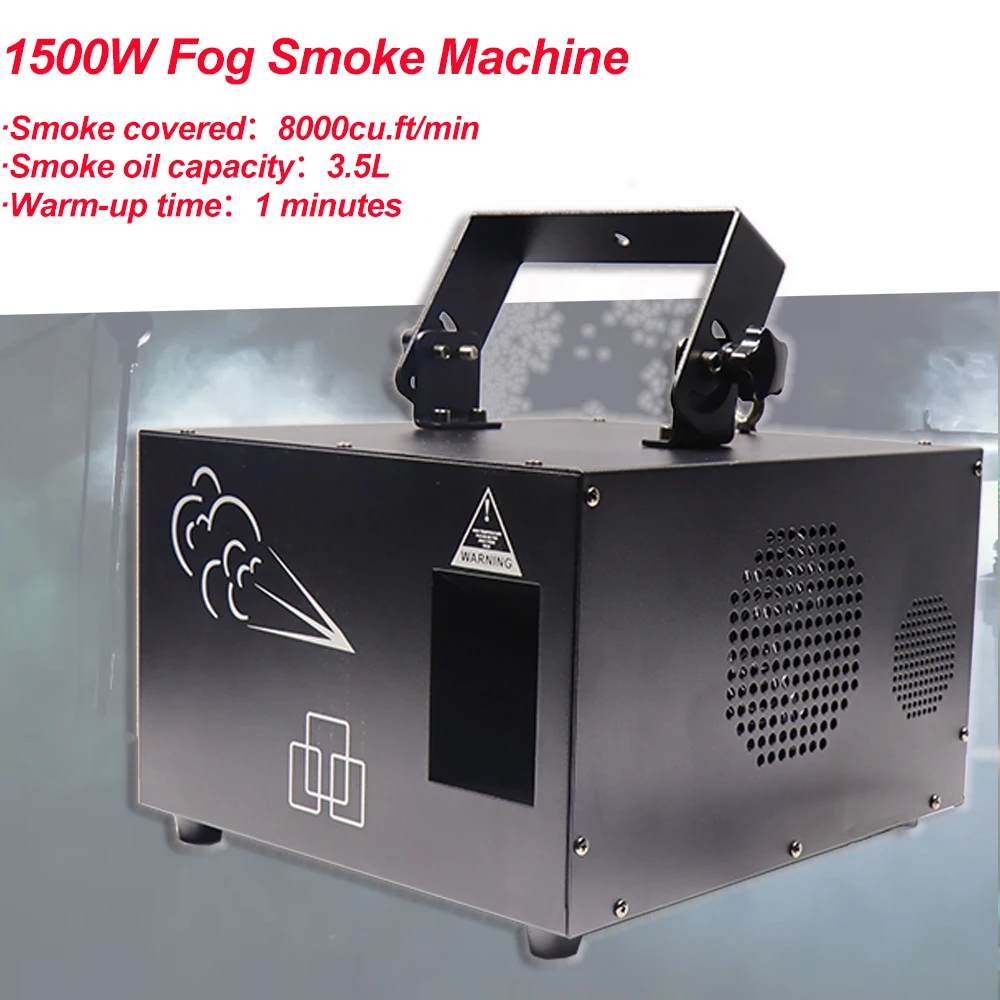 New Profession 1500W Mist Haze Machine 3.5L Fog Machine DMX512 And Wireless Remote Control Smoke Machine Fogger DJ Equipment