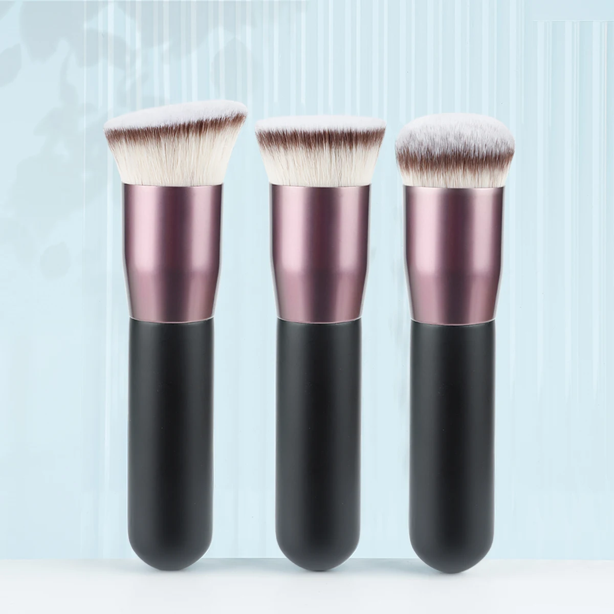 1Pcs Professional Flat Makeup Brushes Powder Liquid Foundation Blush Brush Concealer Contour Facial Make up Brushes Tool