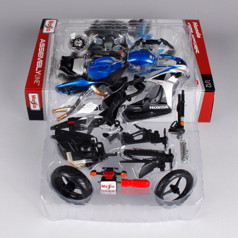 Maisto 1:12 Honda CBR 600 RR Assembly Version Alloy Motorcycle Model Diecast Metal Toy Model Simulation Collection Children Gift