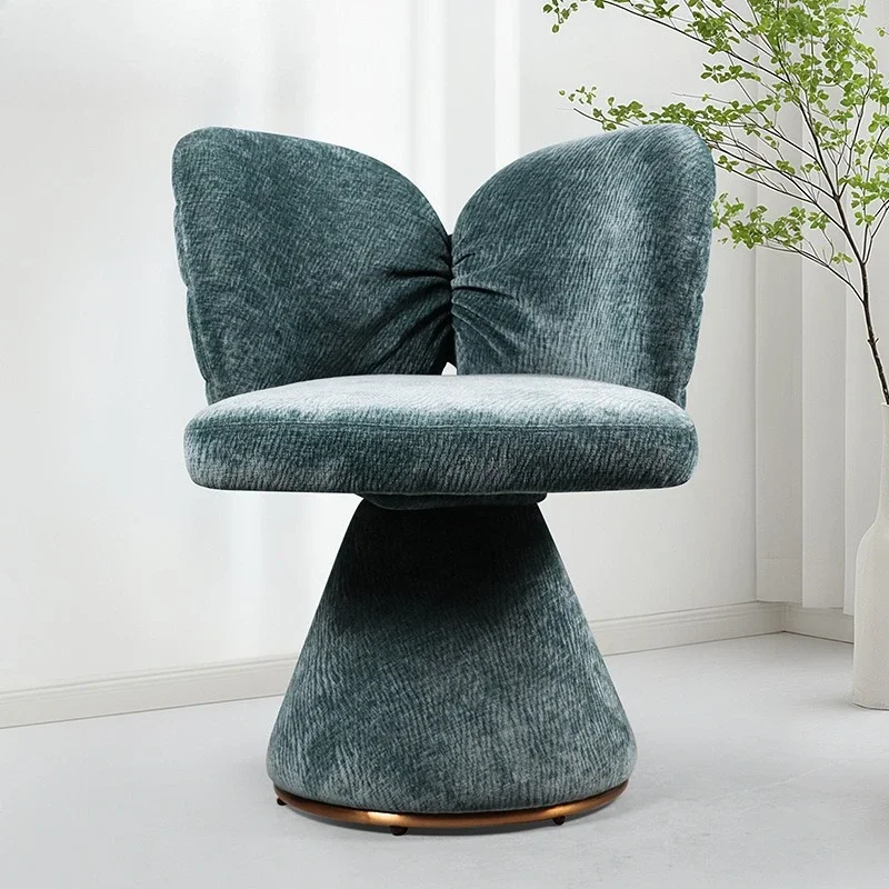 Kursi sofa kupu-kupu selebgram, kursi santai desainer kreatif untuk ruang tamu dan balkon, dapat diputar.