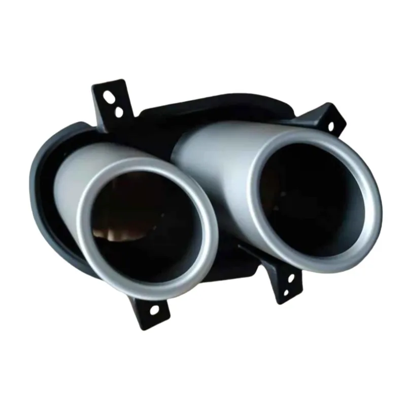 

Genuine 1 PC Automobile Rear Bumper Muffler Exhaust Pipe Decorative Cover for Geely 2022 2024 2025 Metal Plastic Brand New