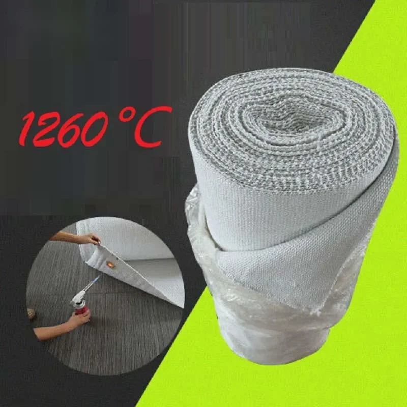 

Ceramic Fiber Cloth Welding Slag Fireproof Heat Insulation Cloth Fire Proof Blanket 1260 Celsius Fire Protection