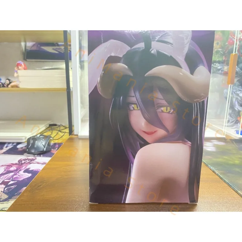 

In Stock Original TAITO Overlord Albedo Rabbit Girl Series PVC13cm Anime Character Model Desktop Decoration Toys Festival Gifts