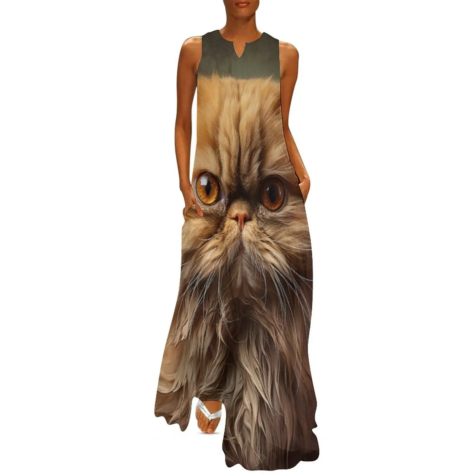 

Orange Persian Cat 02 Long Dress evening dresses women evening dress women Dress