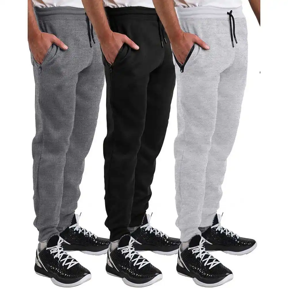 

Men's Spor Casual Pants Fitn Running Pure Color Sweatpants mid Waist Long Trousers Summer Season Loose Fit Sle