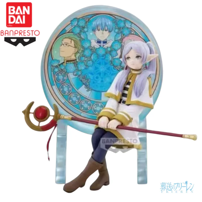 En stock, original, 100% genuino, Bandai Banpresto, Frieren: Beyond Journey's End, figura de acción, estatuilla, adornos de merchandising de anime.