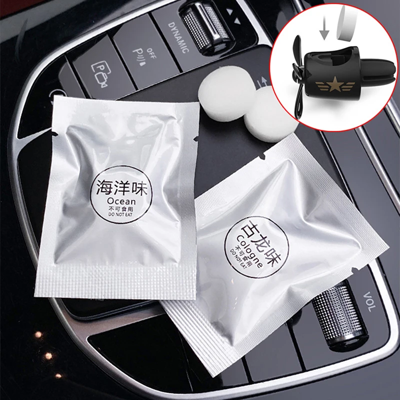 Eco-Friendly Solid Car Perfume Car Fragrance Supplement Car Air Conditioner Vent Auto Refill Air Outlet Air Freshener