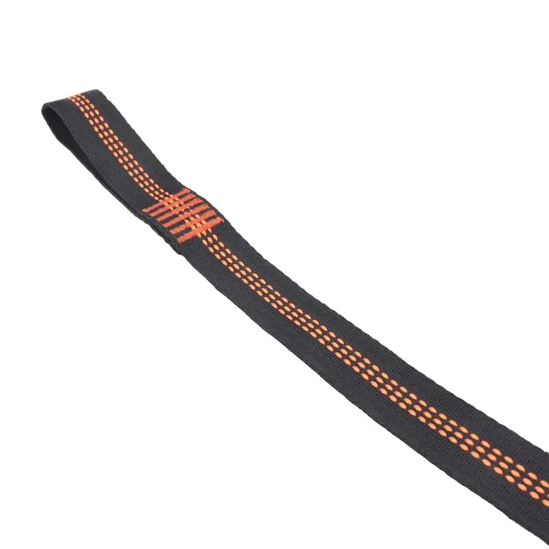 Y42A-Outdoor Hammock Tree Straps Tree Tie Rope High Load-Bearing Nylon Webbing Rock Climbing Flat Belt Cover