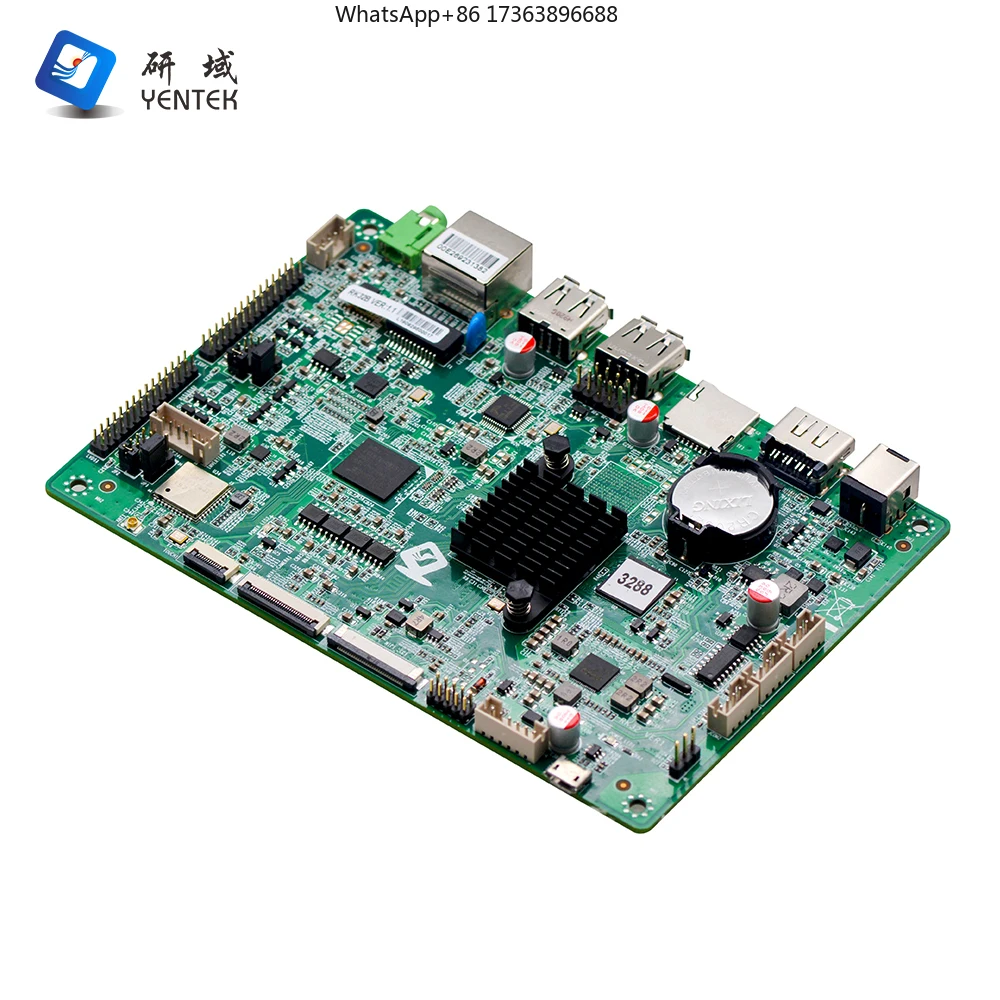 Rockchip RK3288 Quad-core LPDDR3 2G EMMC 16G HD LVDS EDP LAN WIFI 3 COM Android New Fanless Mini-ITX Single