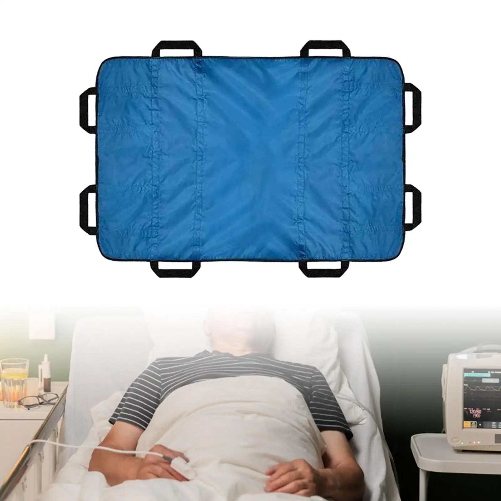 

Positioning Bed Pad Soft Waterproof Multipurpose Incontinence Bed Pad Transfer Sheet for Repositioning Lifting Turning Sliding