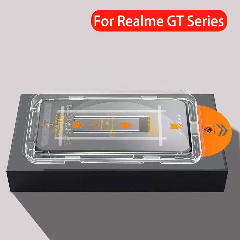 

2PC Tempered Glass For Realme GT Neo 5 SE 2 2T 3T 3 Dust-free Installation Film Screen Protector for Realme GT 5 2 Pro