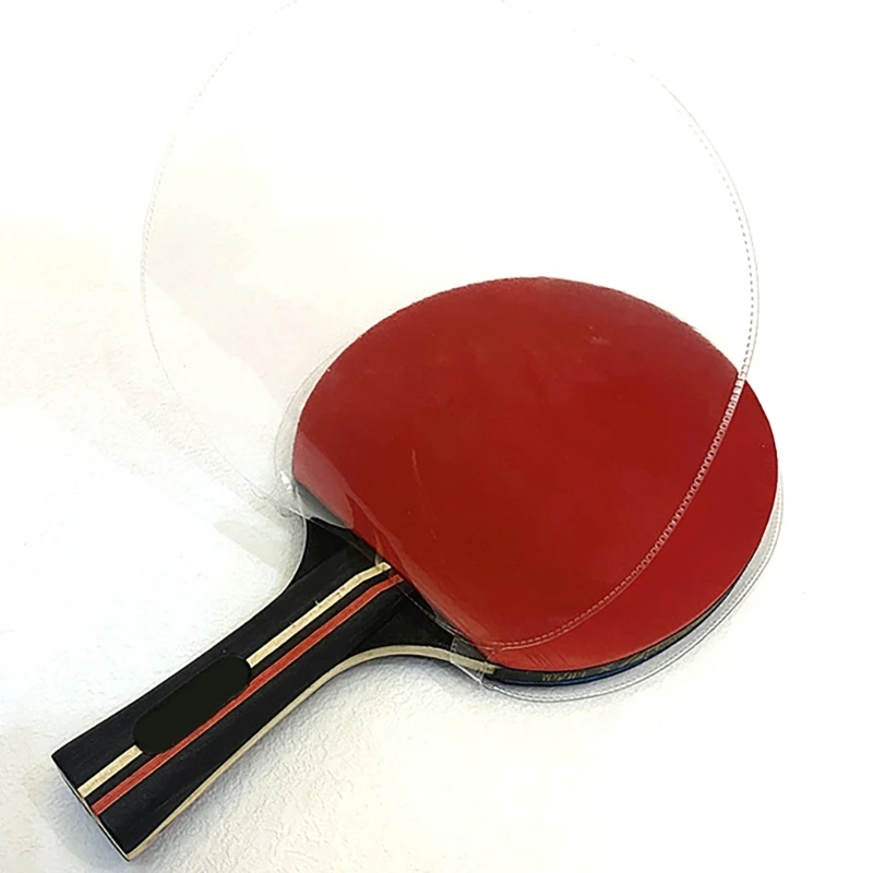 10pcs Double Sided Protective Film Scratchproof Table Tennis Racket Protector Film Clear Film Cover Paddle Accessory