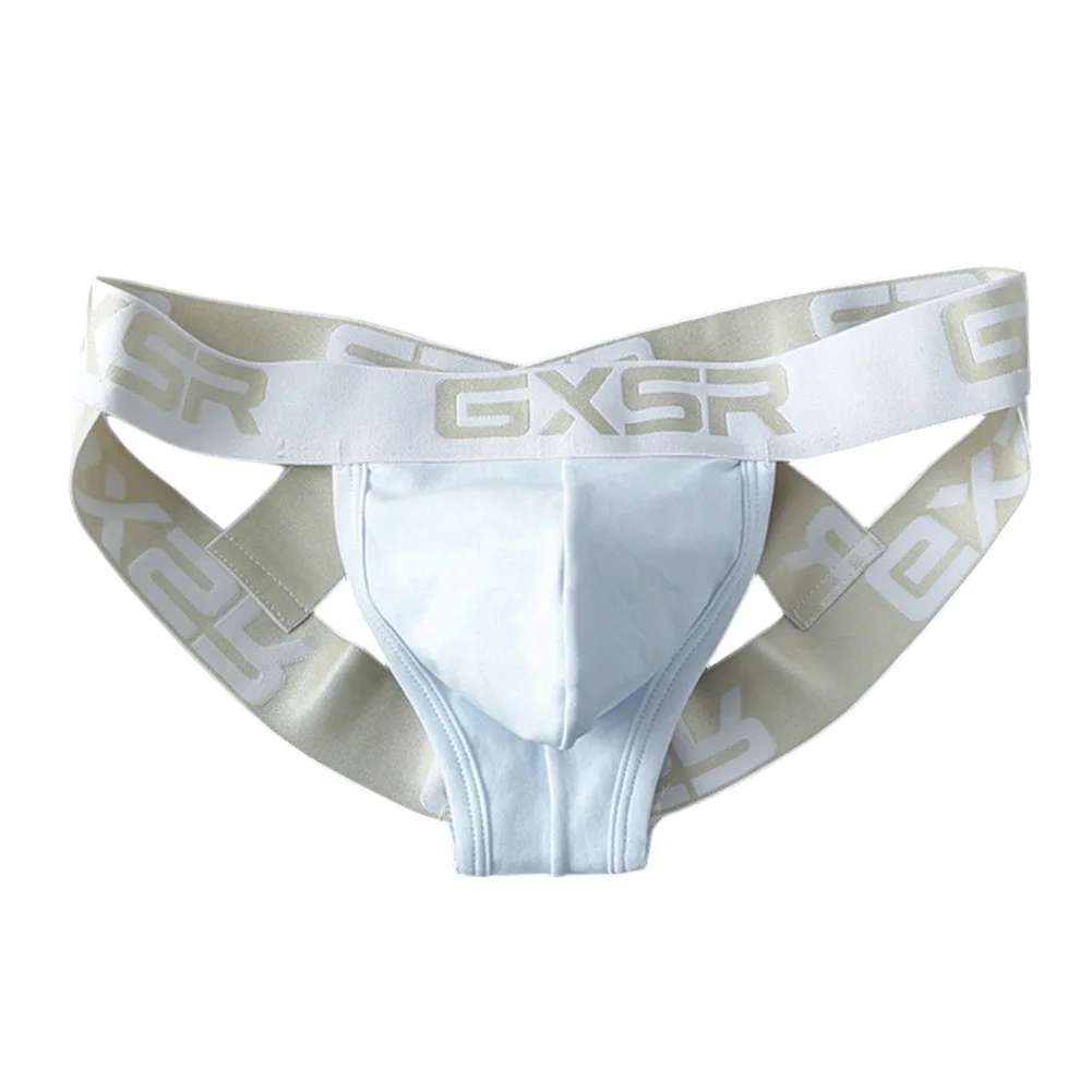 

Men Cotton Breathable Solid Color Boxer Briefs Sexy Pouch Underwear Underpants Panties with Soft Fabric Design