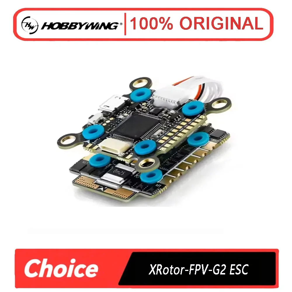 

Комбинированный кабриолетный контроллер полета Hobbywing Xrotor AM32 45A или 65A 4in1 G2 ESC 3-6S и F7 для гоночного дрона RC FPV